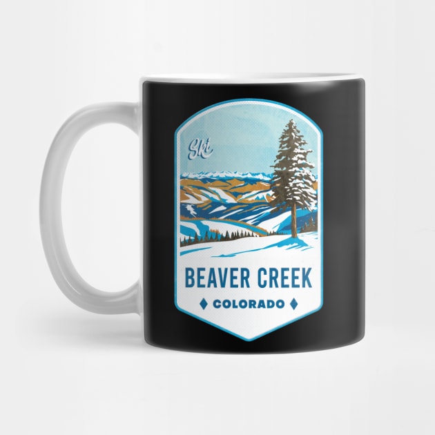 Beaver Creek Colorado Ski Badge by JordanHolmes